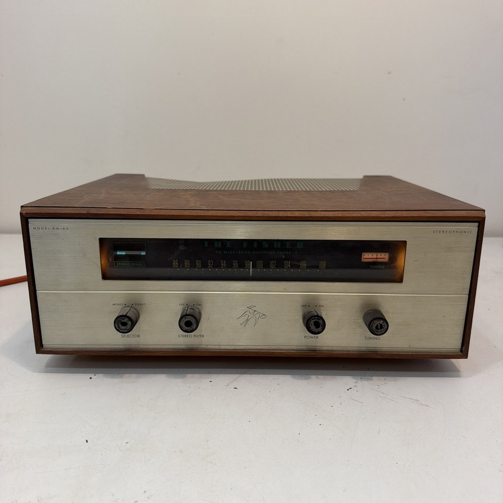 Vintage The FISHER StrataKit KM60 Tube FM Tuner Stereophonic